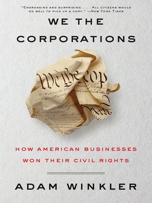 cover image of We the Corporations